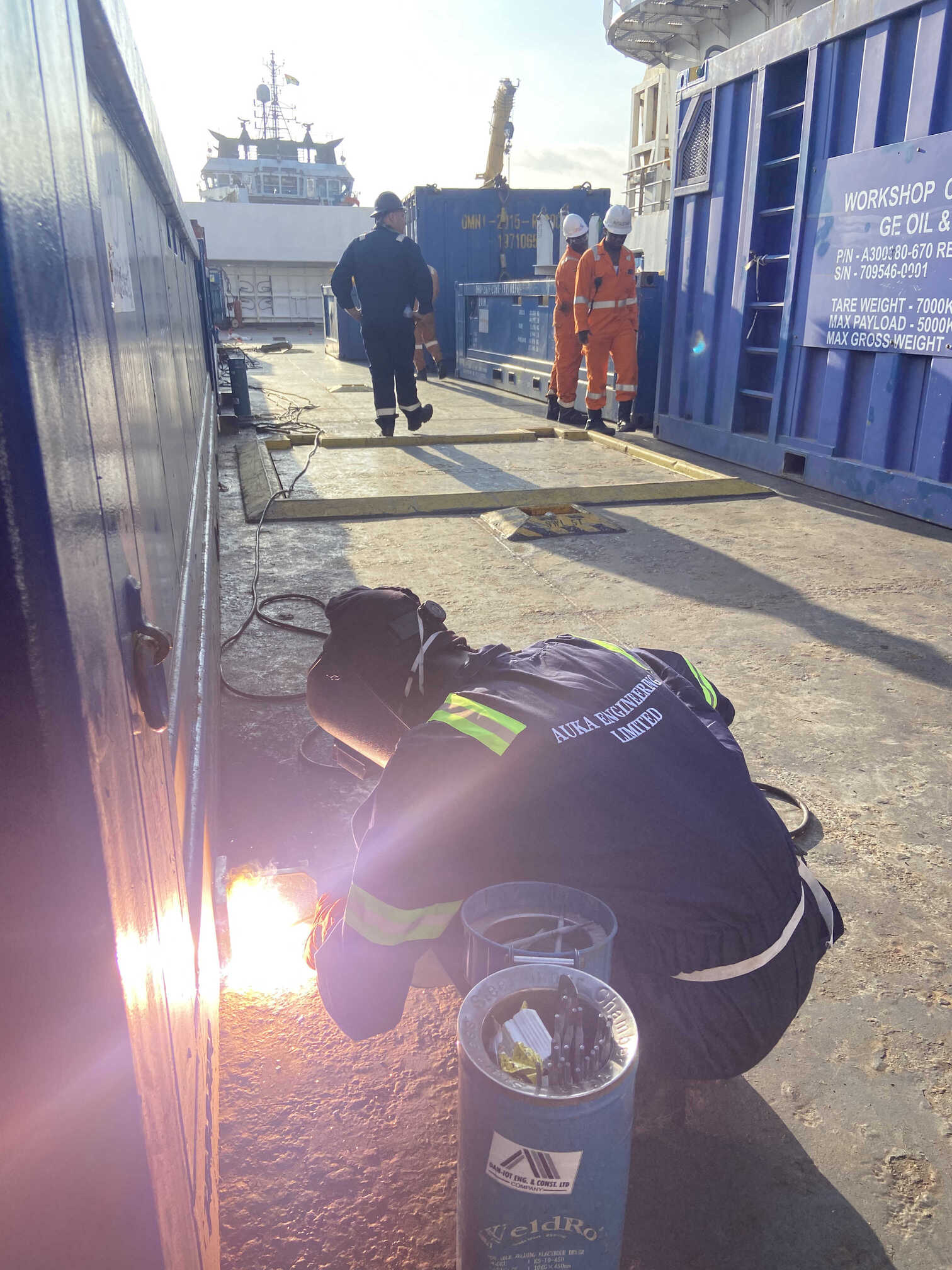 Sea-Fastening Welding